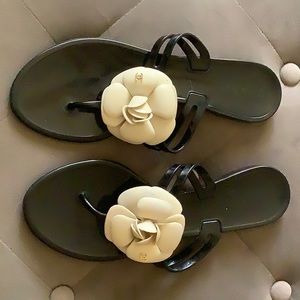 Beautiful Chanel sandals.